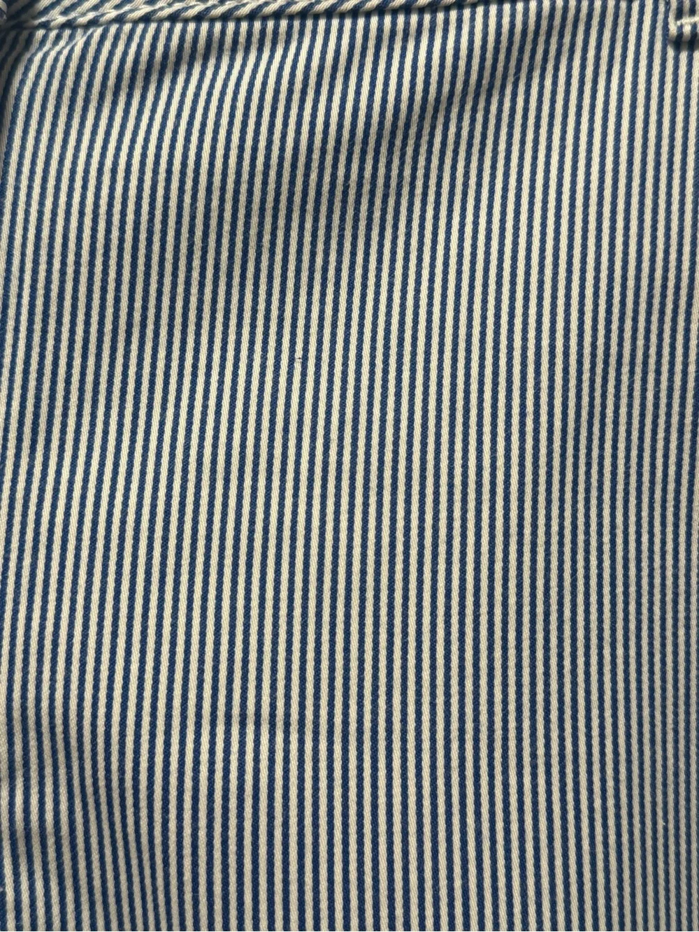 Talbots Wide Crop Blue and White Stripe Pants Size 8p